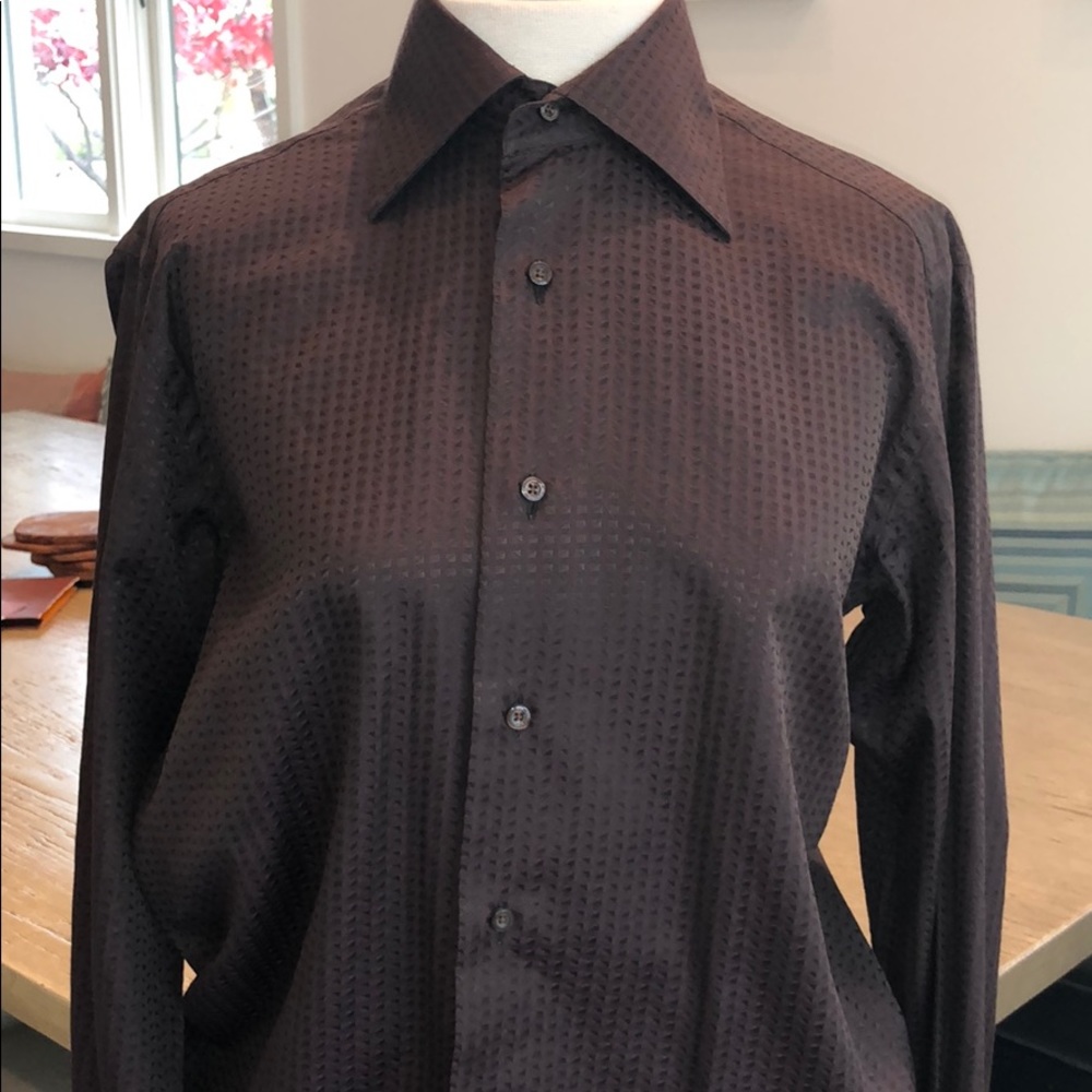ETRO Men's cotton dress shirt size 38 M like new